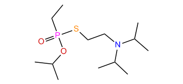 O-Isopropyl S-2-diisopropylaminoethyl ethylphosphonothiolate